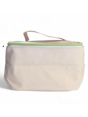 Sassy + Chic Pink Makeup Bag Cosmetic Pouch Zipper Handle 11in x 9in